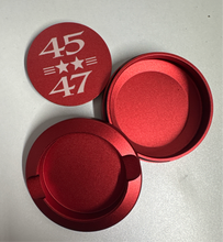 Load image into Gallery viewer, Zyn Nicotine Pouch Tin | Snus Tin | Engraved 45/47 | Trump 2024 | Aluminum Nicotine Pouch Tin | Zyn Tin