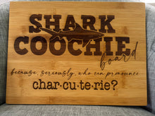 Load image into Gallery viewer, Charcuterie Board | Custom Charcuterie Board | Shark Cooter Board | Meat Tray | Cheese Tray | Funny Gift | Housewarming Gift | Custom Tray
