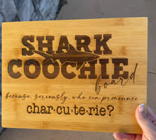 Load image into Gallery viewer, Charcuterie Board | Custom Charcuterie Board | Shark Cooter Board | Meat Tray | Cheese Tray | Funny Gift | Housewarming Gift | Custom Tray