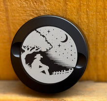 Load image into Gallery viewer, Zyn Nicotine Pouch Tin | Snus Tin | Engraved Cowboy Under Night Sky | Aluminum Nicotine Pouch Tin | Zyn Tin