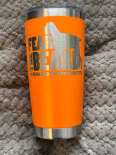 Load image into Gallery viewer, 20oz Laser Engraved Tumbler | Wirehaired Pointing Griffon | Fear the Beard | Custom Tumbler | Personalized
