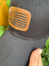 Load image into Gallery viewer, Keep America Great | Trucker Hat | Trump 2024 | Trump | Vance | Patch Trucker Hat | Trump Hat | Baseball Cap
