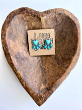 Load image into Gallery viewer, Western Heart Stone Stud Earrings
