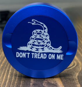 Zyn Nicotine Pouch Tin | Snus Tin | Engraved with Don’t Tread on me| Aluminum Nicotine Pouch Tin | Gift for him | Zyn Tin