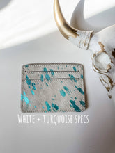 Load image into Gallery viewer, Western Cowhide Credit Card Holder - Money holder
