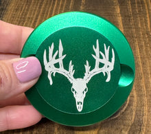Load image into Gallery viewer, Zyn Nicotine Pouch Tin | Snus Tin | Engraved with Cow Skull| Aluminum Nicotine Pouch Tin | Gift for him | Zyn Tin
