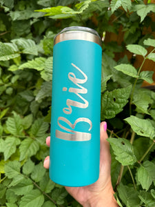 20oz Skinny Laser Engraved Tumbler | Warning! The Girls are Drinking Again |Custom Tumbler