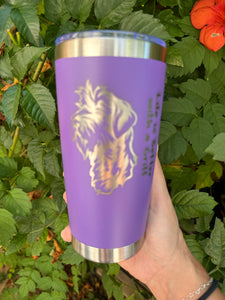 20oz Laser Engraved Tumbler | Wirehaired Pointing Griffon | Life is Better with a Griff | Custom Tumbler | Personalized