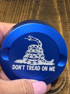 Zyn Nicotine Pouch Tin | Snus Tin | Engraved with Don’t Tread on me| Aluminum Nicotine Pouch Tin | Gift for him | Zyn Tin