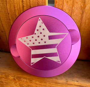 Zyn Nicotine Pouch Tin | Snus Tin | Engraved American Flag | Aluminum Nicotine Pouch Tin | Zyn Tin