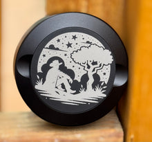 Load image into Gallery viewer, Zyn Nicotine Pouch Tin | Snus Tin | Engraved Cowboy Under Night Sky | Aluminum Nicotine Pouch Tin | Zyn Tin
