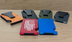 Custom Engraved Slim Wallet | Engraved Wallet | Distressed American Flag | Gift for Best Man | Birthday | Custom  | Card Wallet | Metal Wall