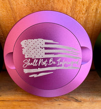 Load image into Gallery viewer, Zyn Nicotine Pouch Tin | Snus Tin | Engraved American Flag | Aluminum Nicotine Pouch Tin | Zyn Tin
