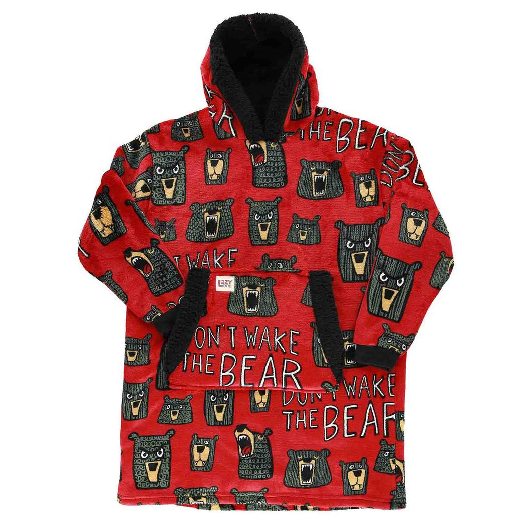 Don't Wake The Bear Kid’s Blanket Hoodie