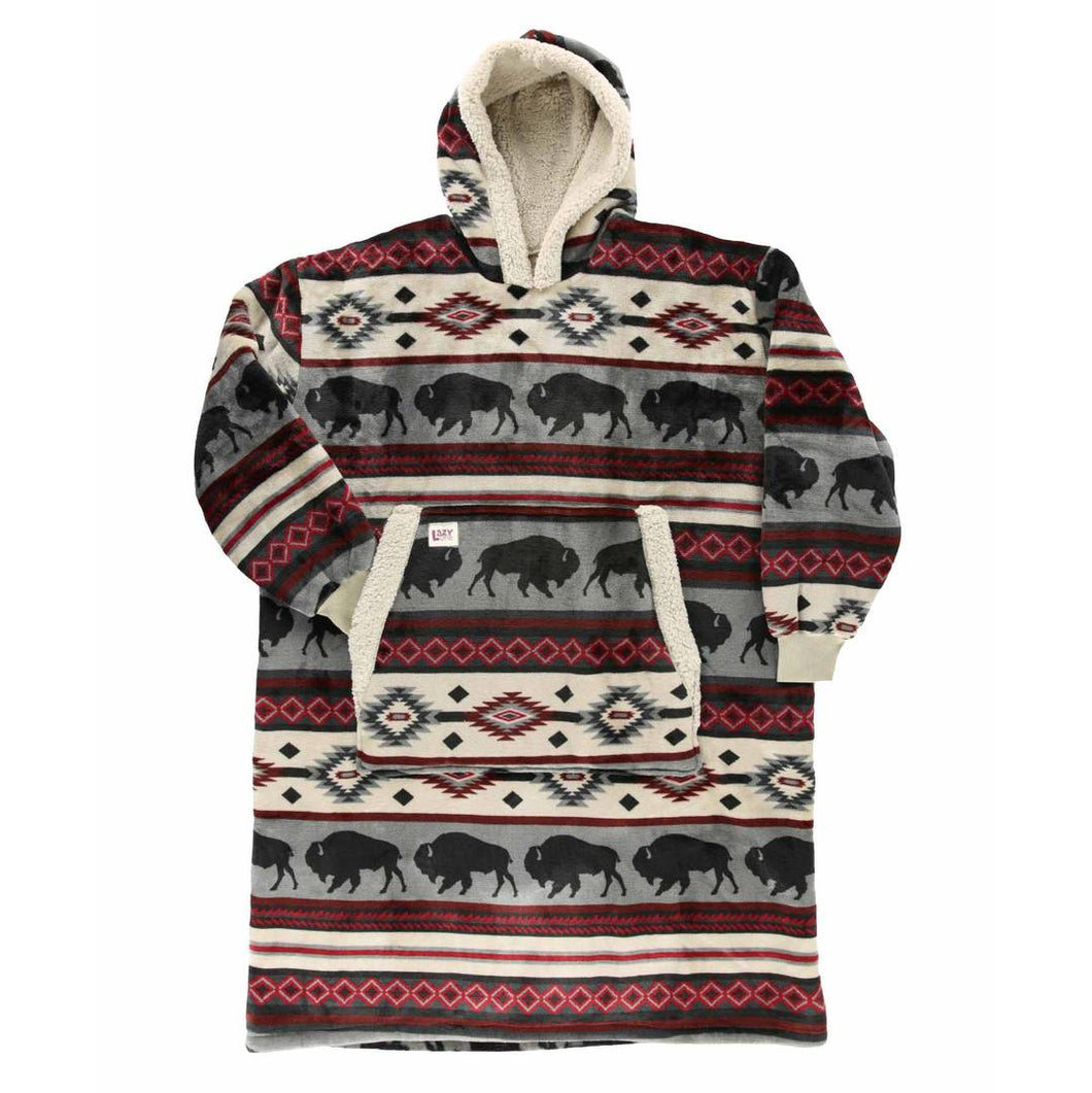 Buffalo Fair Isle Blanket Hoodie