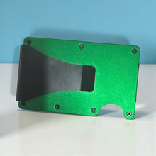 Load image into Gallery viewer, American Flag Minimalist Wallet – Metal RFID Blocking Wallet for Men | Slim Tactical Card Holder | Patriotic EDC Gift
