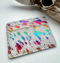 Load image into Gallery viewer, Western Cowhide Credit Card Holder - Money holder
